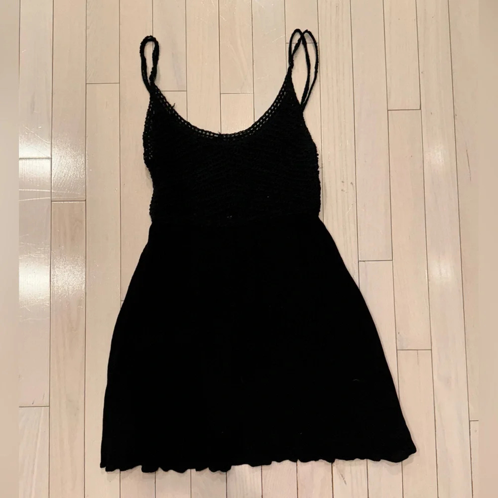 House of three dress with knit at top